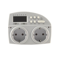 Timer digitale STEP 1min - 3600W - 2 Canali