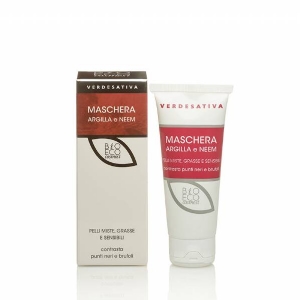 Maschera Viso Argilla e Neem di Verdesativa