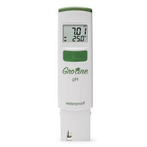 GroLine - pHmetro tascabile con elettrodo pH e sensore di temperatura