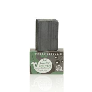 Bio shampoo solido Canapa e Carbone attivo 55gr - Verdesativa