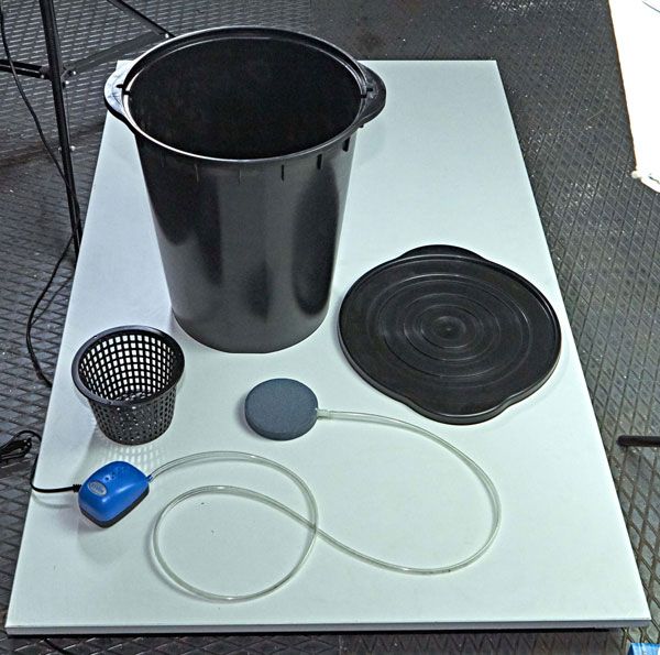 1. Creare la struttura del vaso idroponico DWC