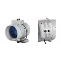Grow Room Idroponica Canalizzazione Flessibile InLine Ventilatore SILENZIATORE 8/"//200mm