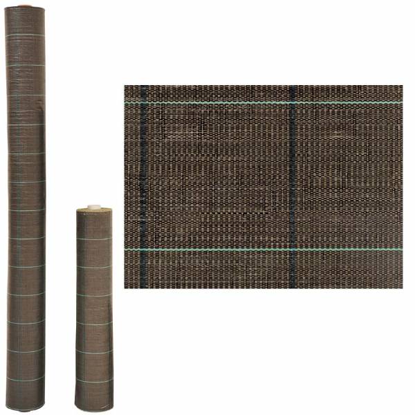 Telo Pacciamatura Nero - Polipropilene Antistrappo, Rotolo 100mt X 1.05mt, Per Orto E Giardino