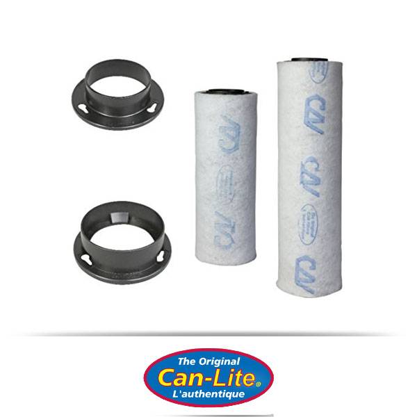 CAN-Lite 08-350-400 Flangia Per Ventilazione Diametro 100 Mm - Raccordo Per Condotti E Filtri CAN, Interna 100mm, Esterna 104mm